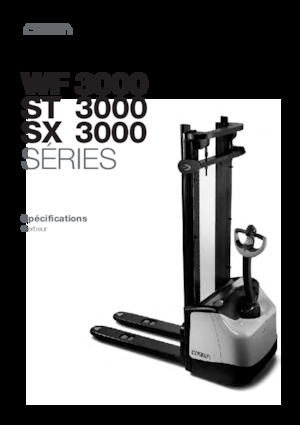 Stackere (transpaleți) mobile Crown ST 3000N-1.0 TL