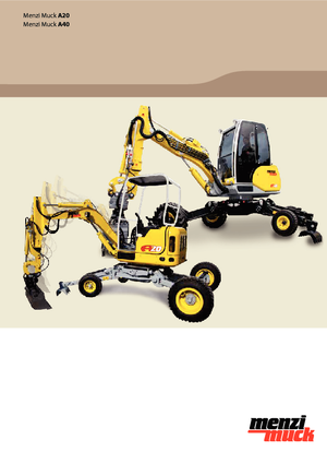 Excavatoare mobile Menzi A40