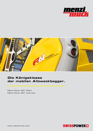 Excavatoare mobile Menzi A 61 Mobil