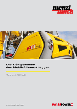 Excavatoare mobile Menzi A 81 Mobil