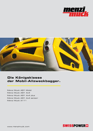 Excavatoare mobile Menzi A 91