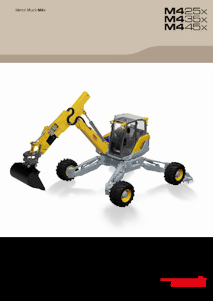 Excavatoare mobile Menzi M425x