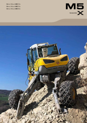 Excavatoare mobile Menzi M535x