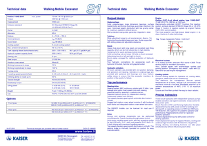Excavatoare mobile Kaiser S 1-5