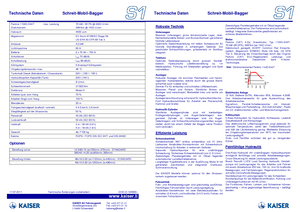 Excavatoare mobile Kaiser S 1-5