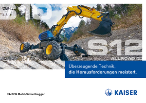 Excavatoare mobile Kaiser S 12 Allroad