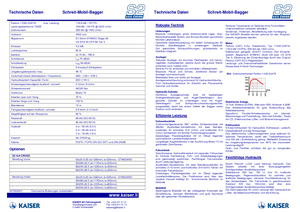 Excavatoare mobile Kaiser S 2 Cross 4x4