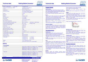 Excavatoare mobile Kaiser S 2 Cross 4x4