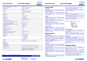 Excavatoare mobile Kaiser S 2 Gator 4x4