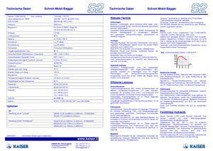 Excavatoare mobile Kaiser S 2 Mobil