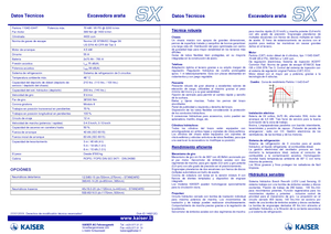 Excavatoare mobile Kaiser S X