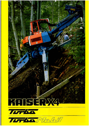 Excavatoare mobile Kaiser X 4 Turbo Mobil