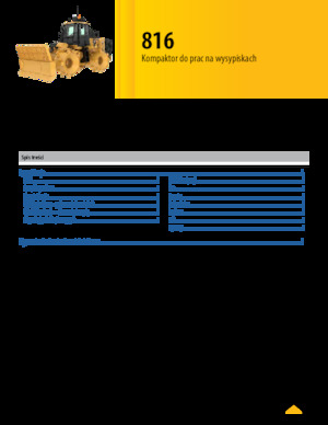 Compactoare de deșeuri Caterpillar 816