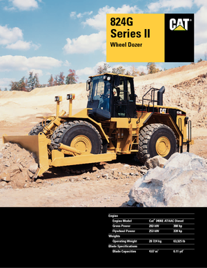 Buldozere pe roți Caterpillar 824 G II