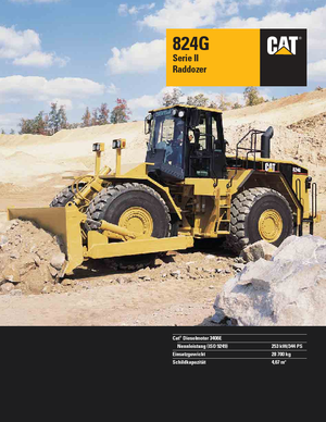 Buldozere pe roți Caterpillar 824 G II