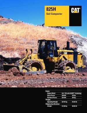Compactoare de deșeuri Caterpillar 825H
