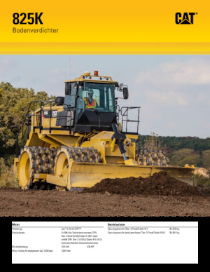 Compactoare de deșeuri Caterpillar 825K