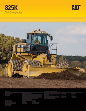 Compactoare de deșeuri Caterpillar 825K