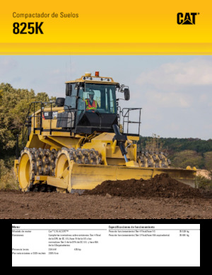 Compactoare de deșeuri Caterpillar 825K