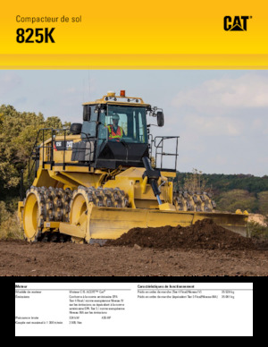 Compactoare de deșeuri Caterpillar 825K