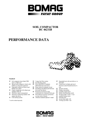 Compactoare de deșeuri Bomag BC 462 EB