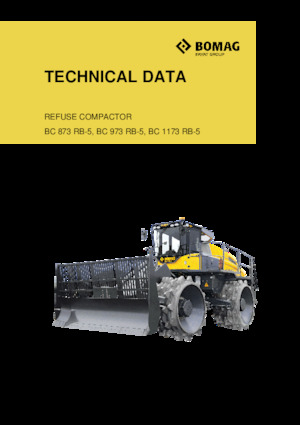Compactoare de deșeuri Bomag BC 873 RB 5