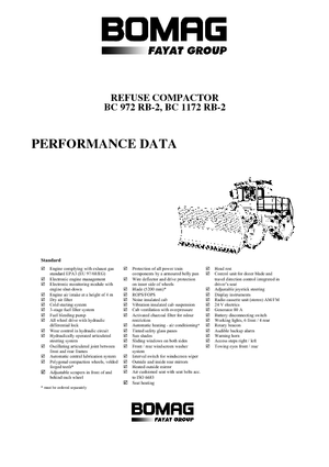 Compactoare de deșeuri Bomag BC 972 RB 2