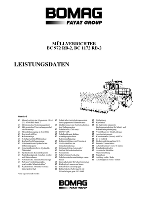 Compactoare de deșeuri Bomag BC 972 RB 2