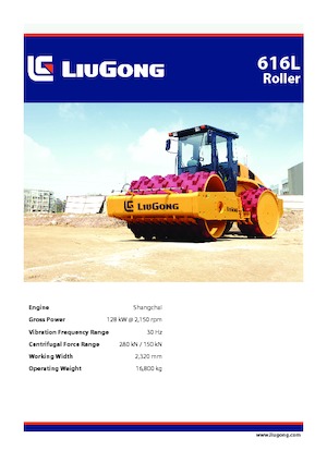 Compactoare de deșeuri Liugong CLG616LI 