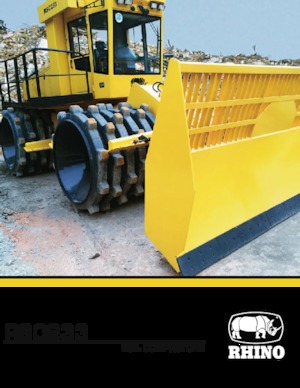 Compactoare de deșeuri RHINO RSC233
