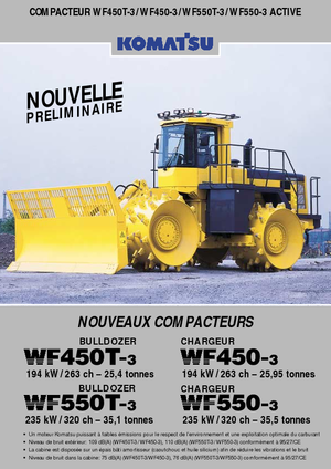 Compactoare de deșeuri Komatsu WF450-3