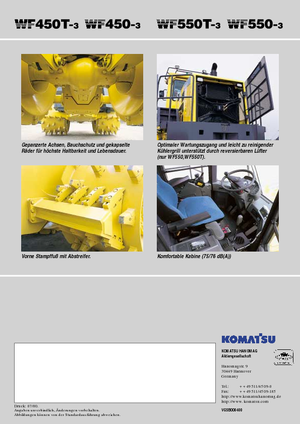 Compactoare de deșeuri Komatsu WF450-3