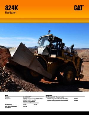 Buldozere pe roți Caterpillar 824K