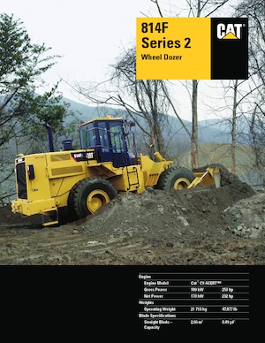 Buldozere pe roți Caterpillar 814F Series 2