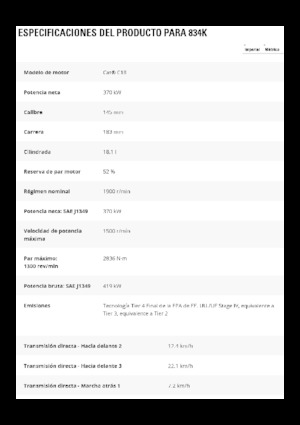 Buldozere pe roți Caterpillar 834K