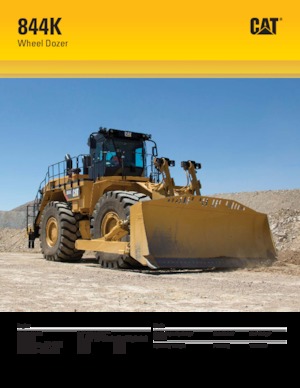 Buldozere pe roți Caterpillar 844K