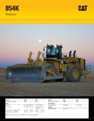 Buldozere pe roți Caterpillar 854K