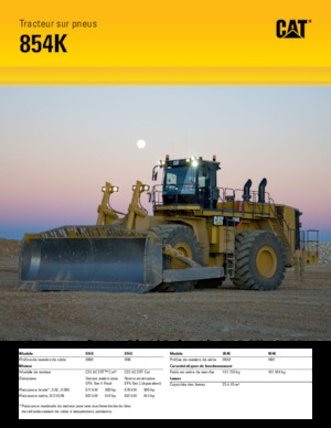 Buldozere pe roți Caterpillar 854K