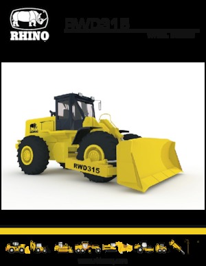 Buldozere pe roți RHINO RWD315