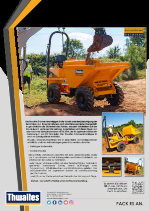 Dumpere pe Roți Thwaites MACH2076
