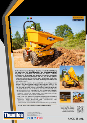 Dumpere pe Roți Thwaites MACH2077