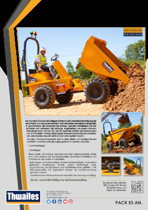 Dumpere pe Roți Thwaites MACH2081