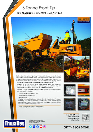 Dumpere pe Roți Thwaites MACH2260
