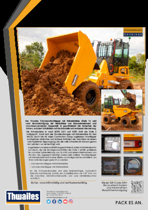 Dumpere pe Roți Thwaites MACH2490