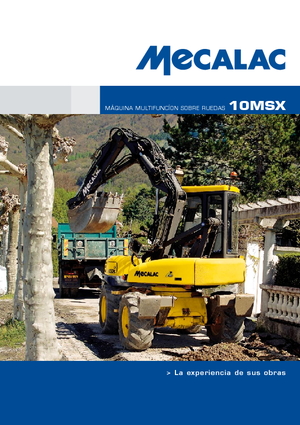 Excavatoare pe roți Mecalac 10 MSX