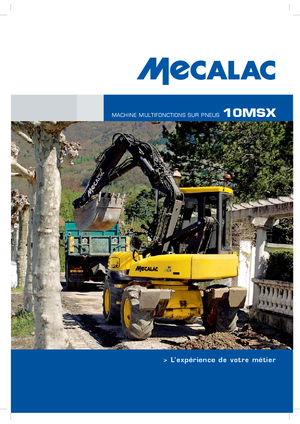 Excavatoare pe roți Mecalac 10 MSX