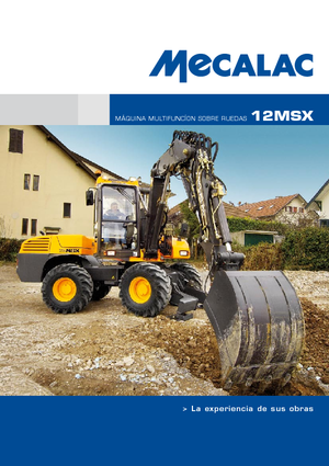 Excavatoare pe roți Mecalac 12 MSX