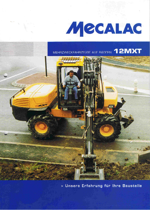 Excavatoare pe roți Mecalac 12 MXT