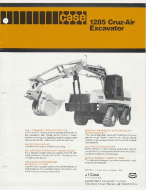 Excavatoare pe roți Case 1285