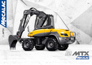 Excavatoare pe roți Mecalac 12MTX